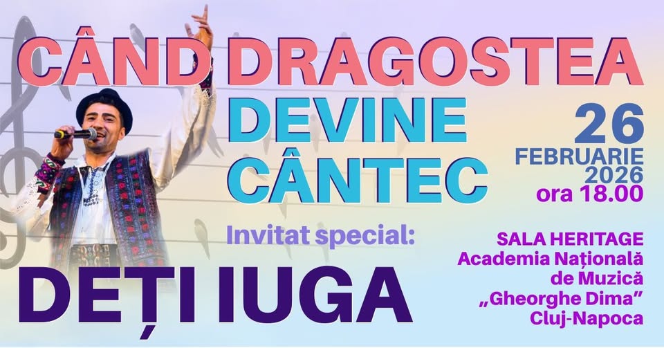 CÂND DRAGOSTEA DEVINE CÂNTEC – Spectacol extraordinar de folclor