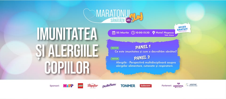 Maratonul Sănătății Cluj-Napoca | Imunitatea și alergiile copiilor