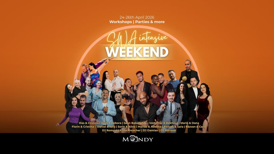 SWA Intensive Weekend | Workshops, parties & more | 24–26 aprilie 2026