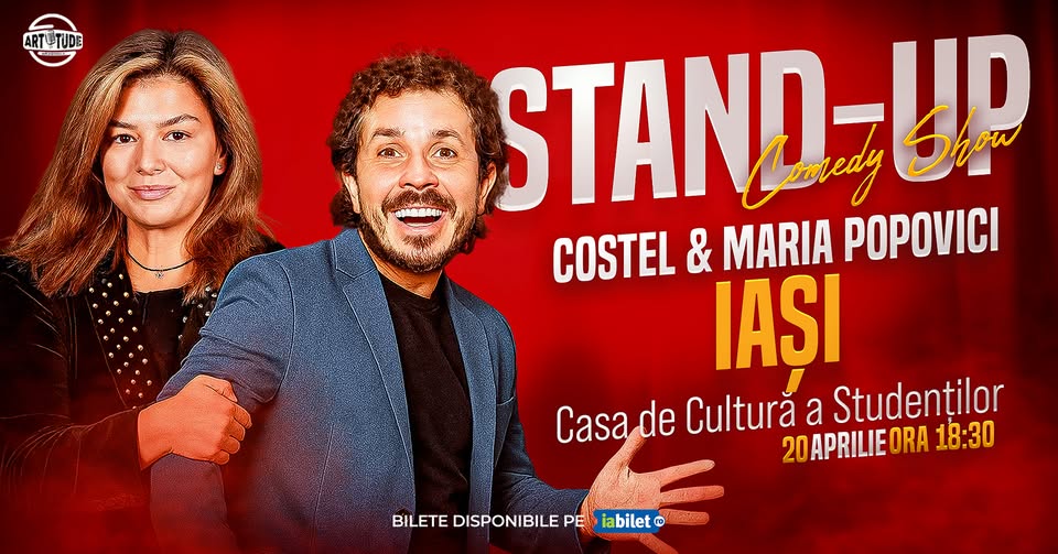 IAȘI SHOW 1 | Costel și Maria Popovici – Stand Up Comedy Show
