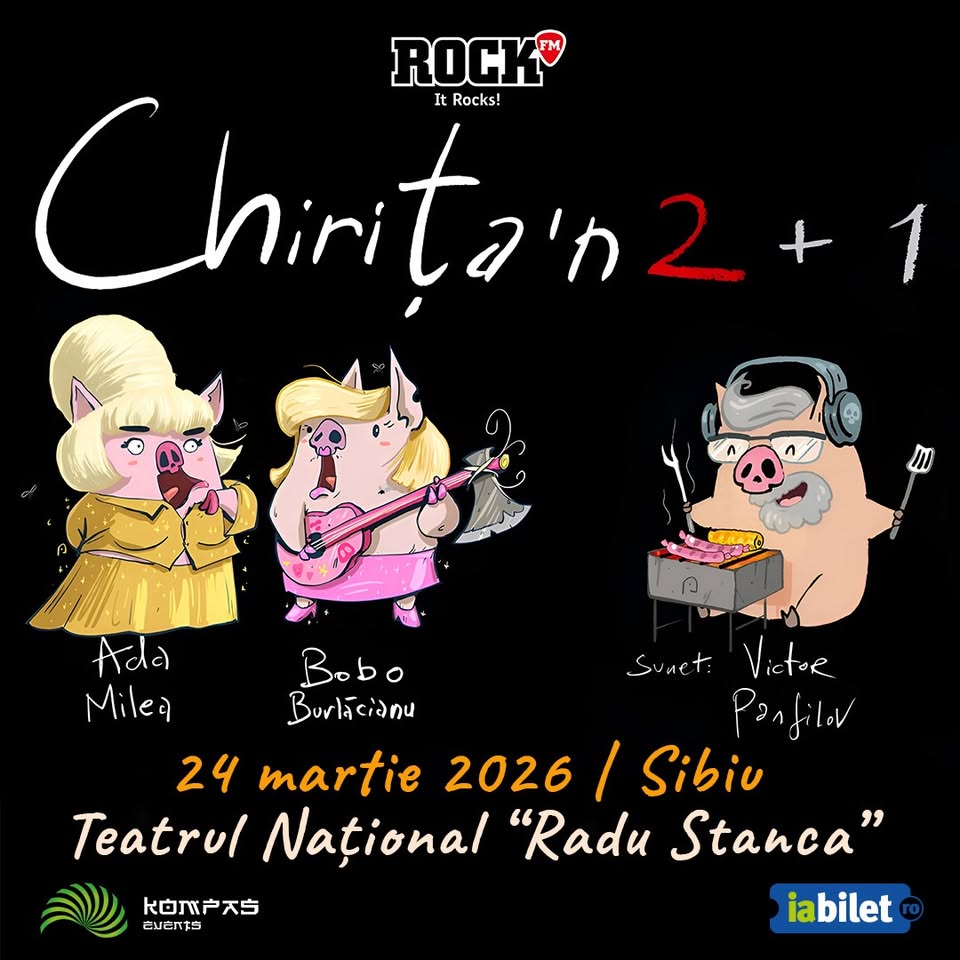 🎭 ADA MILEA & BOBO BURLĂCIANU – Chirița’n 2+1 Sibiu