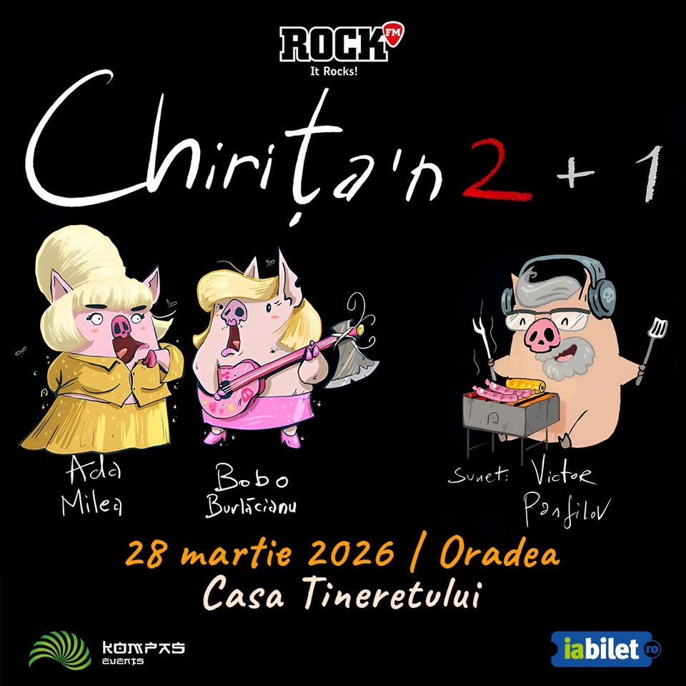 🎭 ADA MILEA & BOBO BURLĂCIANU – Chirița’n 2+1 – Oradea