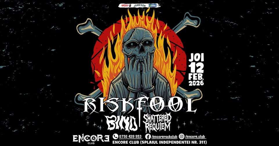 Riskfool x Bind x Shattered Requiem live in Encore Club | 12.02.2026