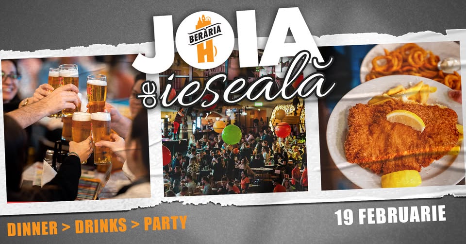 Joia de ieșeală: Dinner > Drinks > Party