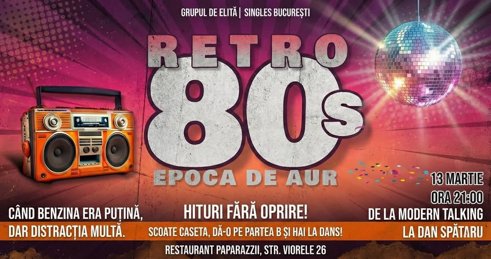RETRO 80s: EPOCA DE AUR