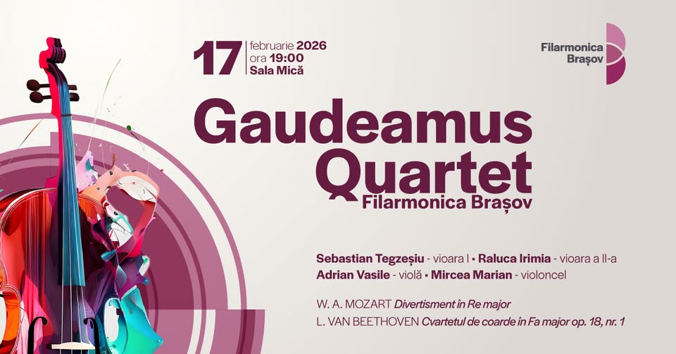 Gaudeamus Quartet Filarmonica Brașov în recital cameral
