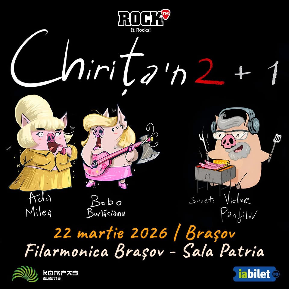 🎭 ADA MILEA & BOBO BURLĂCIANU – Chirița’n 2+1 – Brașov