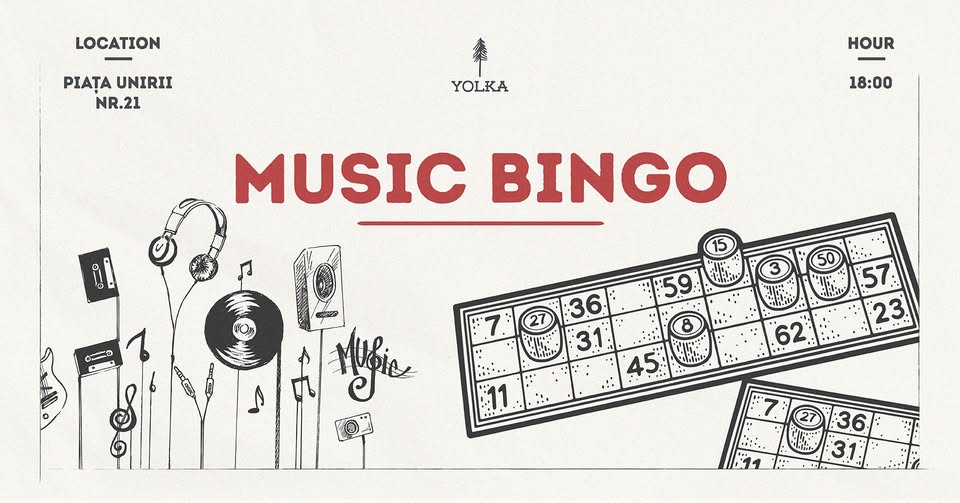 Music Bingo Every Thursday @ Yolka