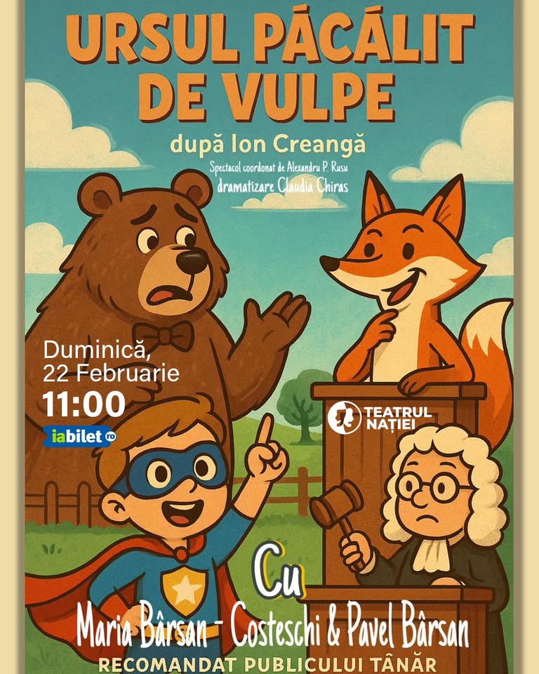Ursul păcălit de vulpe — Teatrul Nației