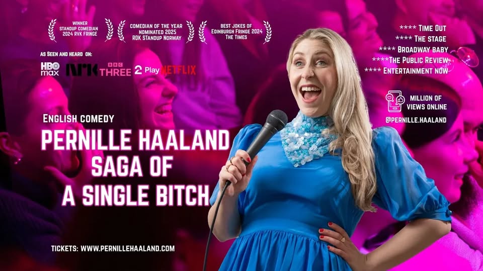 ENGLISH COMEDY BUCHAREST – PERNILLE HAALAND – SAGA OF A SINGLE B*TCH at Club99
