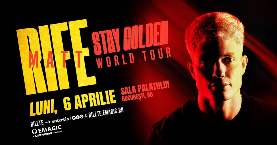 MATT RIFE ● SALA PALATULUI ● 6 APRILIE