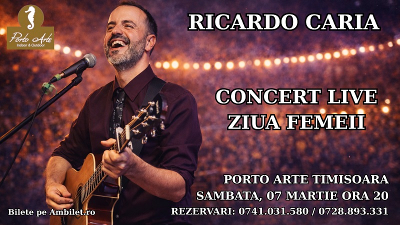 Concert de Ziua Femeii -Ricardo Caria @Porto Arte