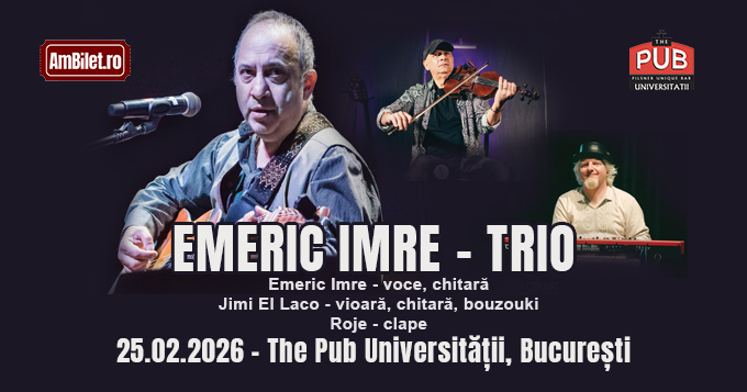 Emeric Imre – Trio @The Pub Universității