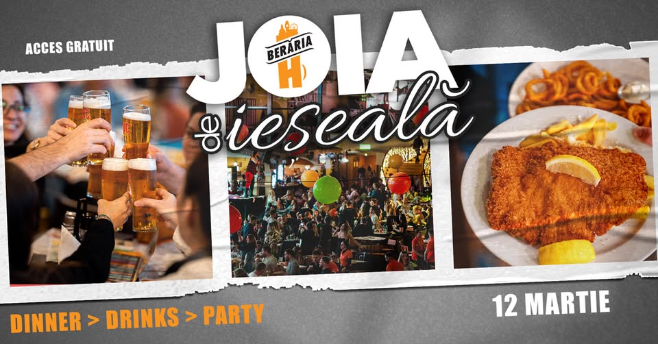 Joia de ieșeală: Dinner > Drinks > Party