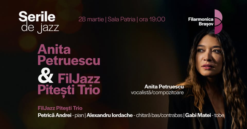 Concert de jazz cu Anita Petruescu & FilJazz Pitești Trio