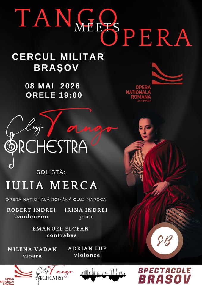 PREMIERA TANGO MEETS OPERA-Spectacol Extraordinar de Tango Argentinian -BRAȘOV