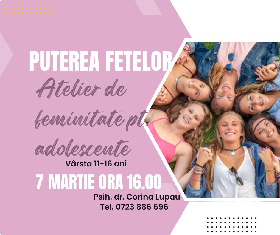 Atelier de feminitate pentru adolescente