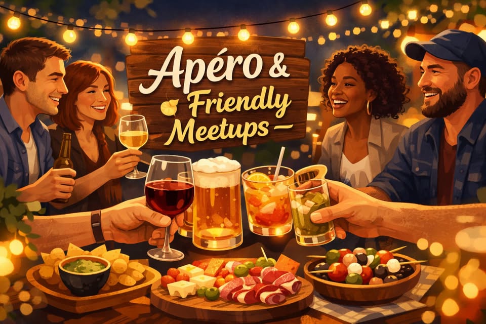 Apéro, întâlniri prietenoase / profesionale în București