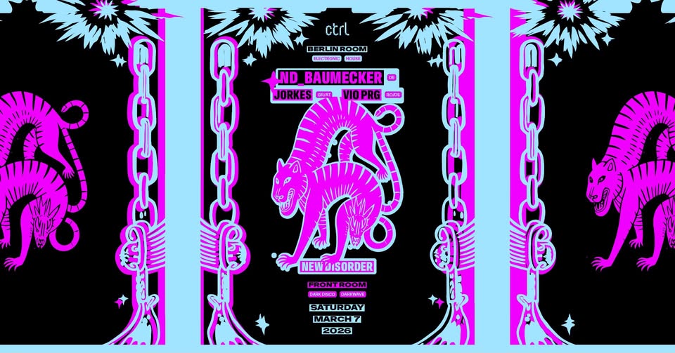 nd_baumecker [DE], Jorkes [GR/AT], Vio PRG [RO/DE], New Disorder