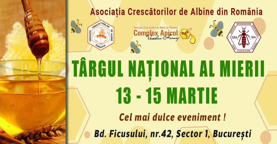 Târgul Național al Mierii – ediția 30 | 13-15 MARTIE 2026