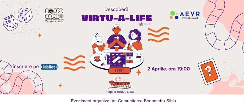 Premieră joc Banometru – Virtu-a-life – Boardgame