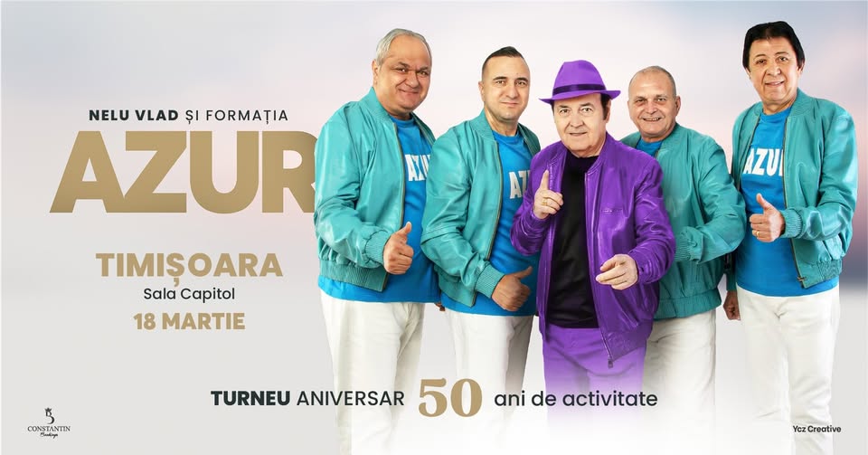 NELU VLAD si Formatia AZUR – Turneu Aniversar 50 de ani – Timisoara