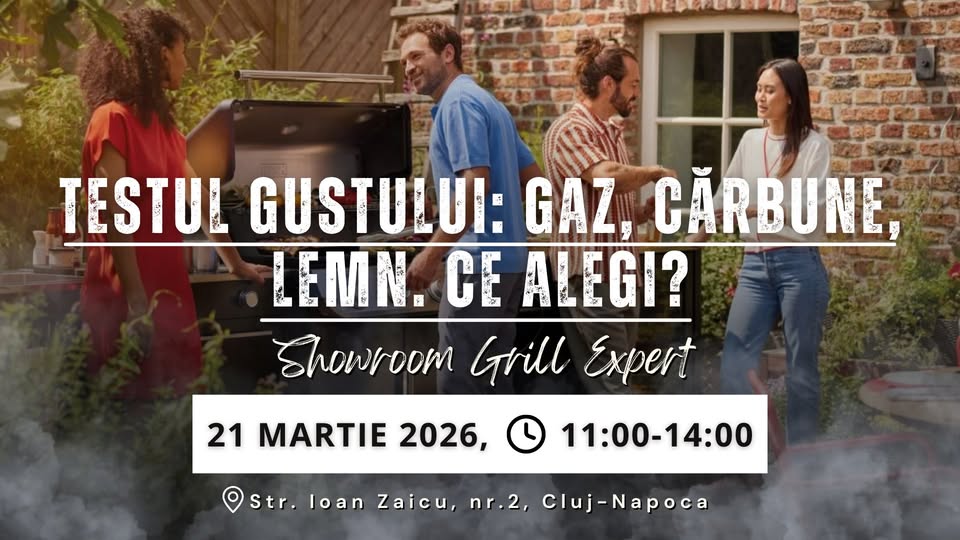 Demo gratuit – Testul gustului: gaz, cărbune, lemn. Ce alegi?