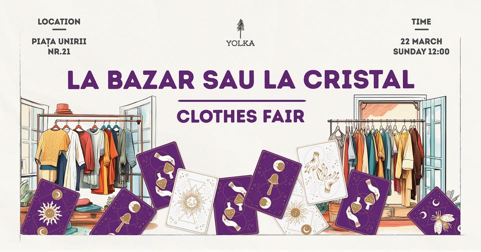 La bazar sau la cristal – Târg de haine