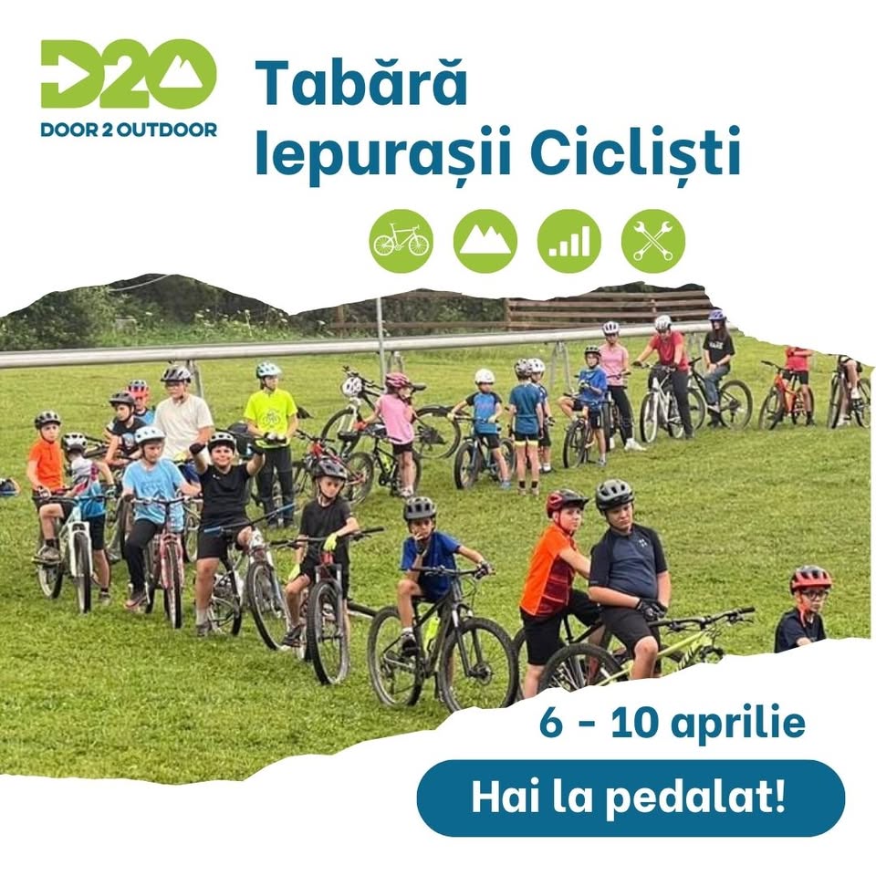 Tabăra Iepurașii Cicliști | 6 – 10 aprilie | Valea Budului