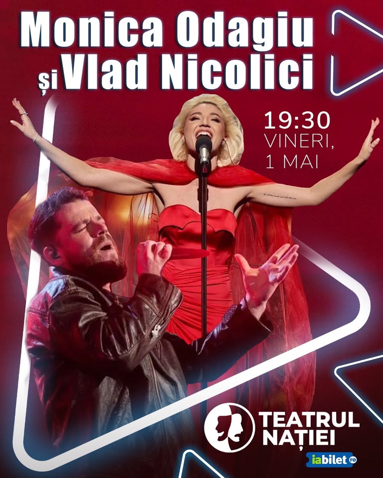 Concert Monica Odagiu și Vlad Nicolici — Teatrul Nației
