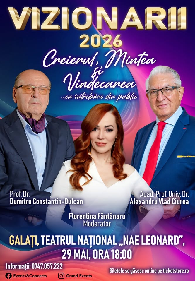 VIZIONARII 2026 – Creierul, Mintea și Vindecarea – Galati