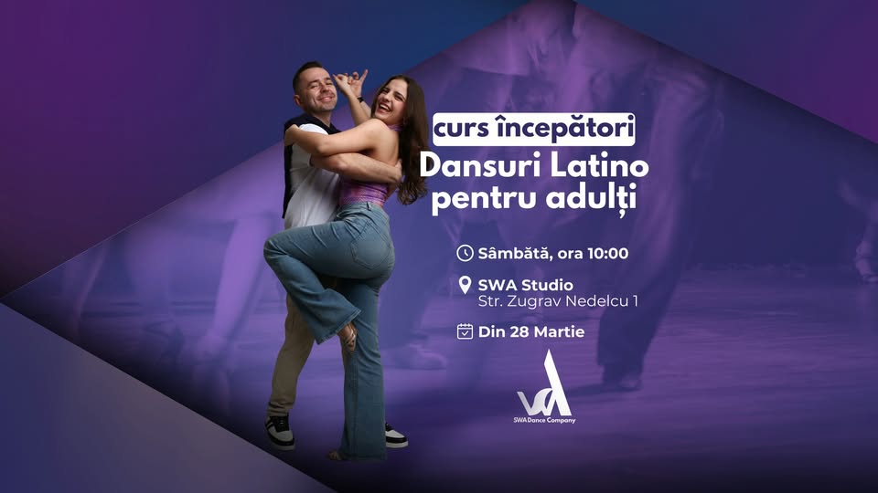 Curs de dansuri latino pentru adulti – incepatori | by SWA