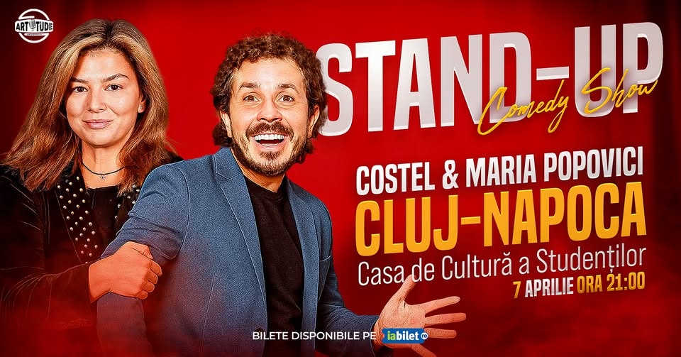 CLUJ-NAPOCA SHOW 2 | Costel și Maria Popovici – Stand Up Comedy Show