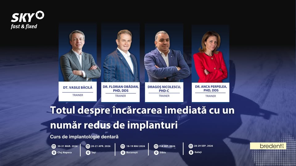 Curs SKY fast & fixed: Totul despre încărcarea imediată cu un număr redus de implanturi