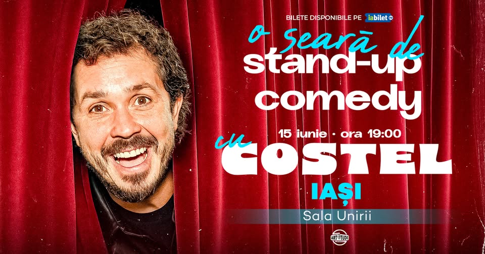 IAȘI | O seară de stand up comedy cu Costel | Comedy Show