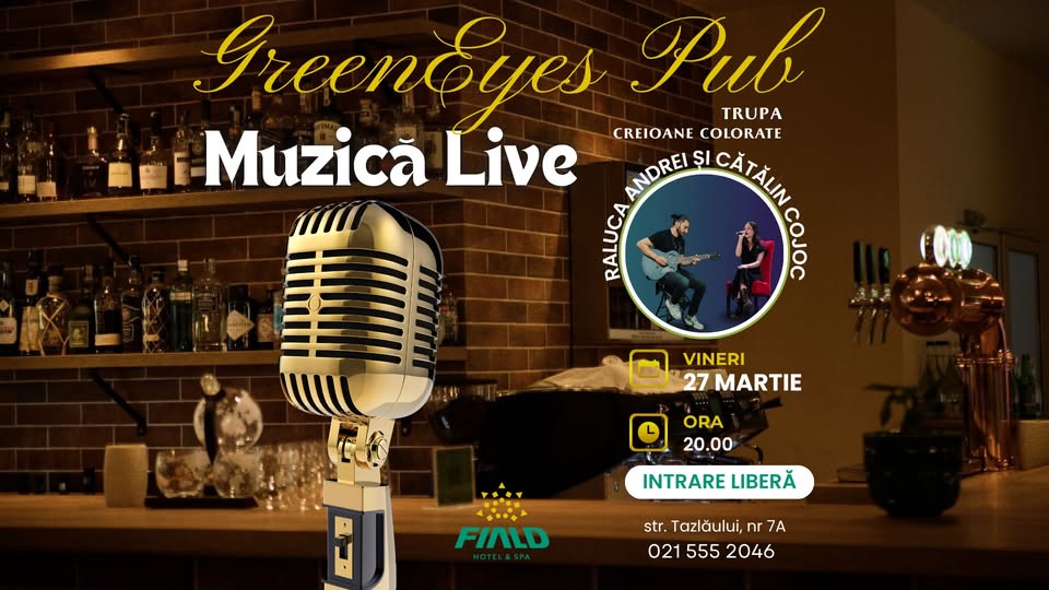 Începe weekendul pe ritmuri de chitară la GreenEyes Pub!