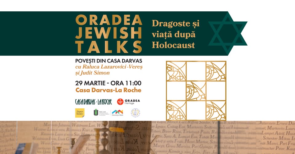 Oradea Jewish Talks – Dragoste și viață după Holocaust