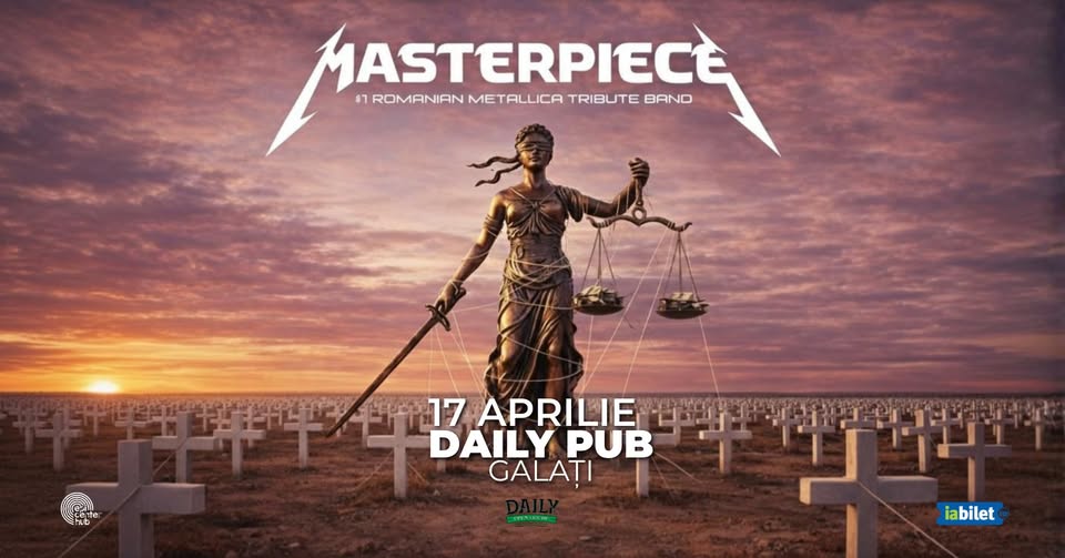 Masterpiece • #1 Romanian Metallica Tribute Band • Galați • Daily Pub • 17 aprilie