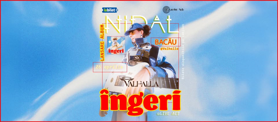Nidal • Lansare de album: „Îngeri” • Bacău • Berăria Valhalla • 4 octombrie