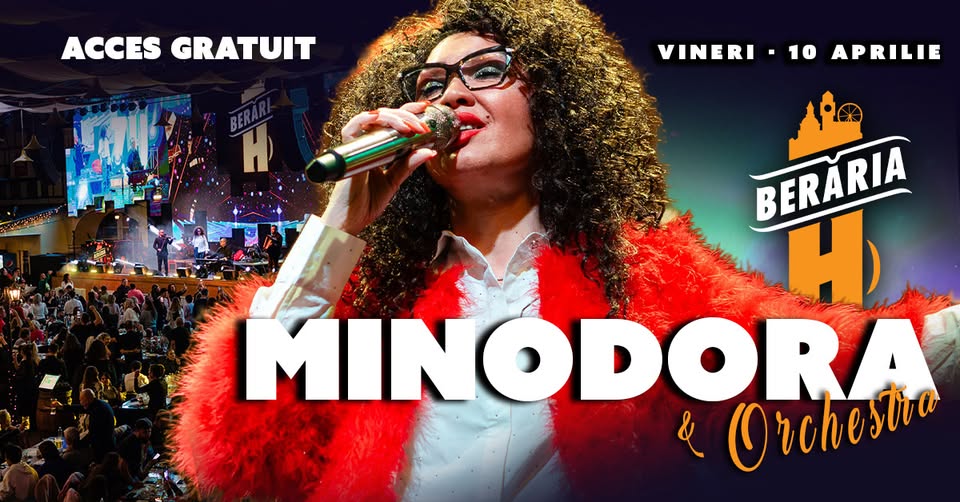 Minodora & Orchestra – live la Berăria H pe 10 aprilie