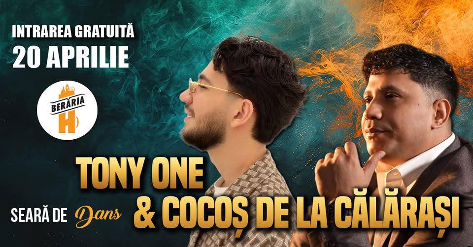 Seară de #dans cu Tony One & Cocoș de la Călărași, The Glam Squad & more