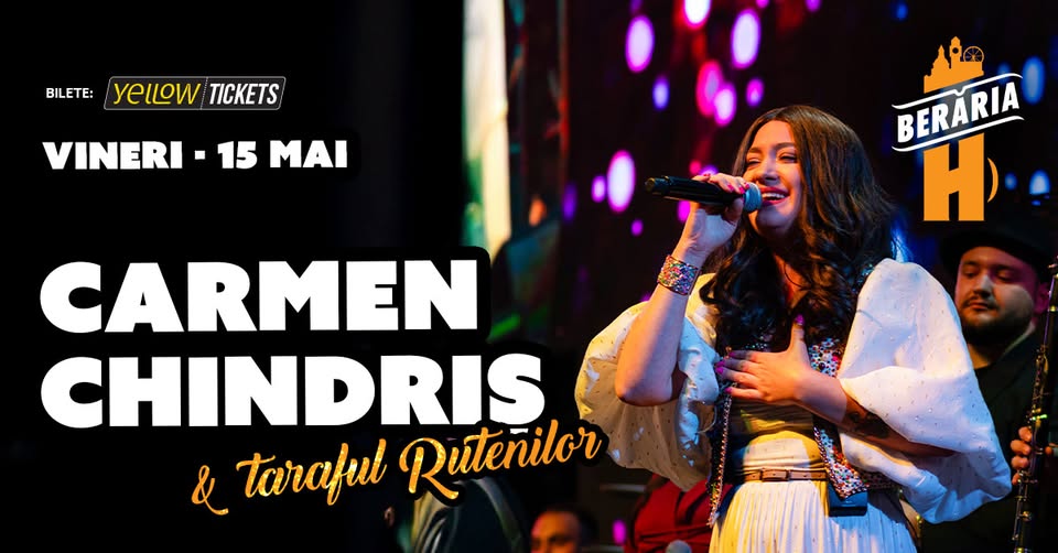 Taraful Rutenilor și Carmen Chindriș live la Berăria H pe 15 mai