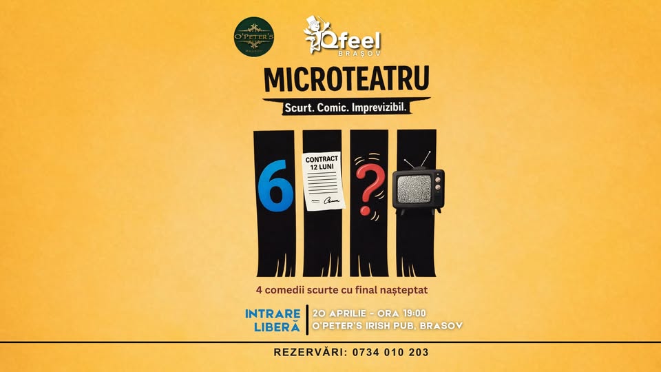 microteatru – by Qfeel Brașov @ O’Peter’s Irish Pub