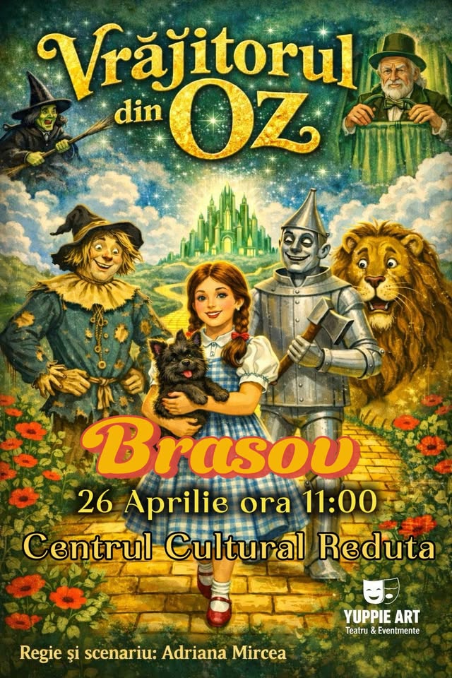 Vrăjitorul din Oz – spectacol pentru copii – Brasov