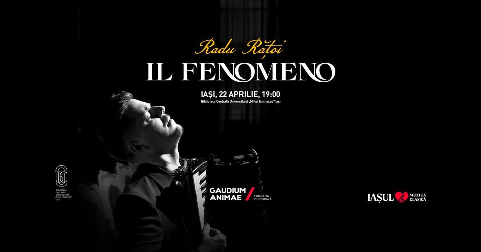 Il Fenomeno. Recital extraordinar de acordeon clasic Radu Rățoi