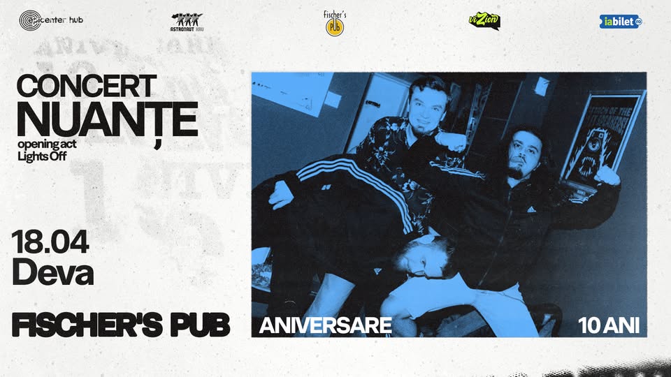 SOLD OUT • Nuanțe • Deva • Fischer’s Pub • 18 Aprilie