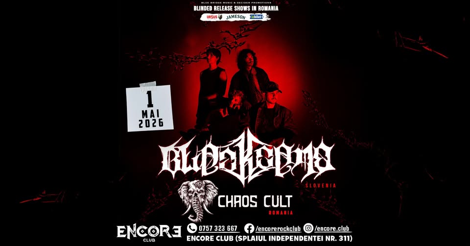 Black Camo (SI) x Chaos Cult (RO) live in Encore Club | 1.05.2026 | 19:30