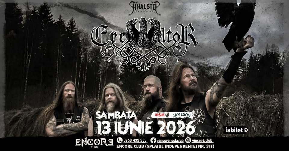 Ereb Altor (SE) + Gerrar (RO) live in Encore Club | 13.06.2026 | 19:30