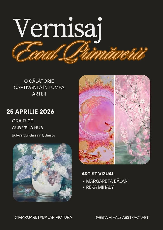 🎨 VERNISAJ: Ecourile Primăverii 🌸