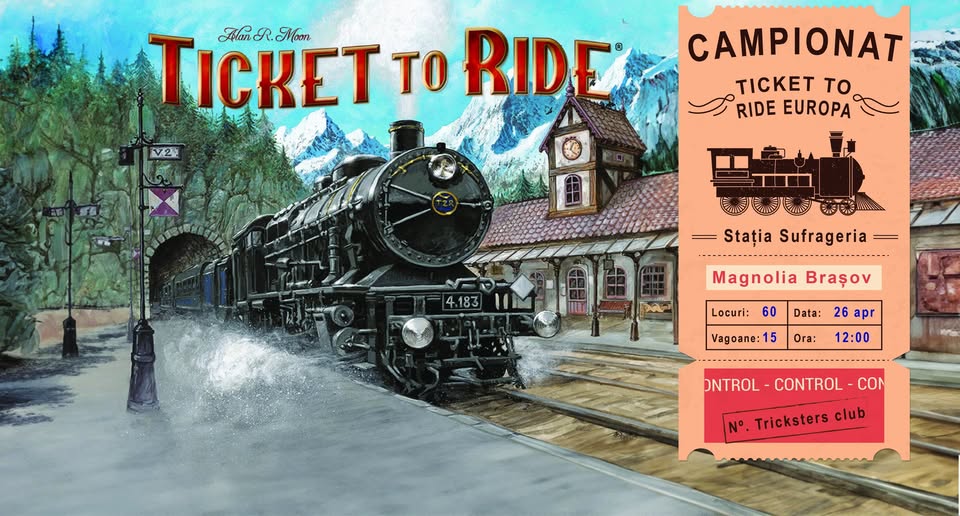 Campionatul Amikal de Ticket to Ride Europa 🚂